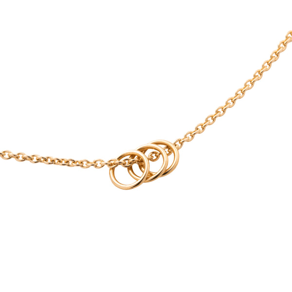 "All About Basics" 3 Circles Chain Anklet