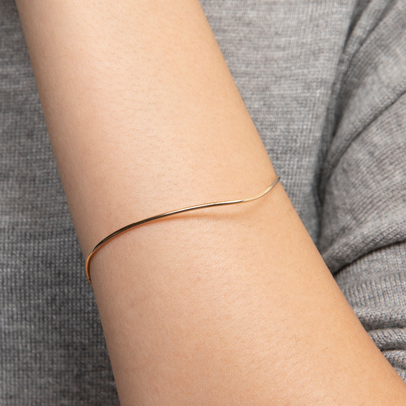 "All About Basics" Pointed Oval Bangle