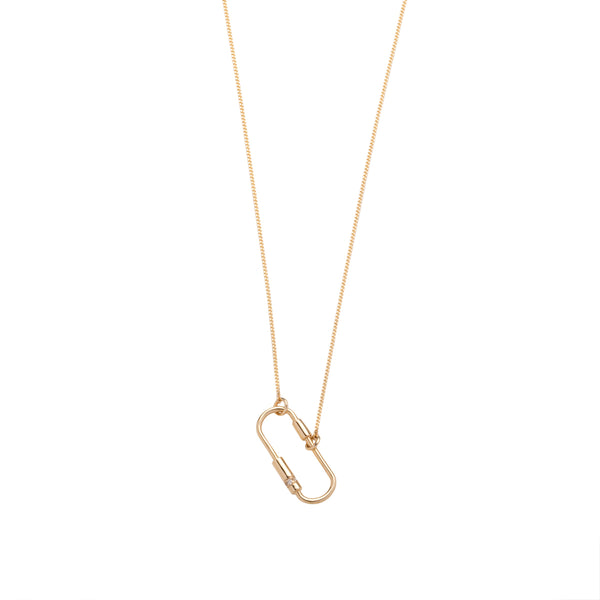 "Miró" Diamond Cylinder Necklace