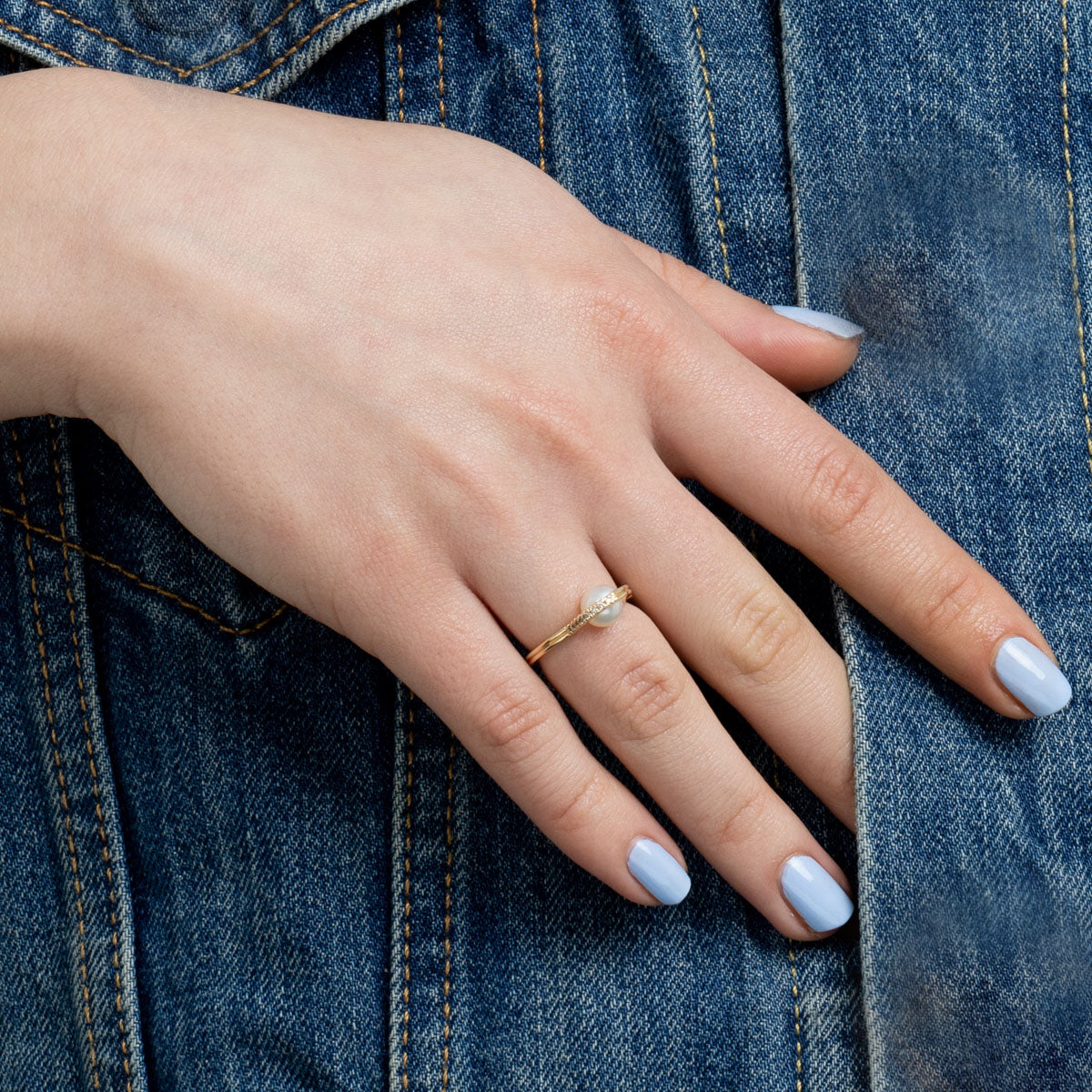 BELUGA Diamond Pearl Ring – Hirotaka Official Online Store
