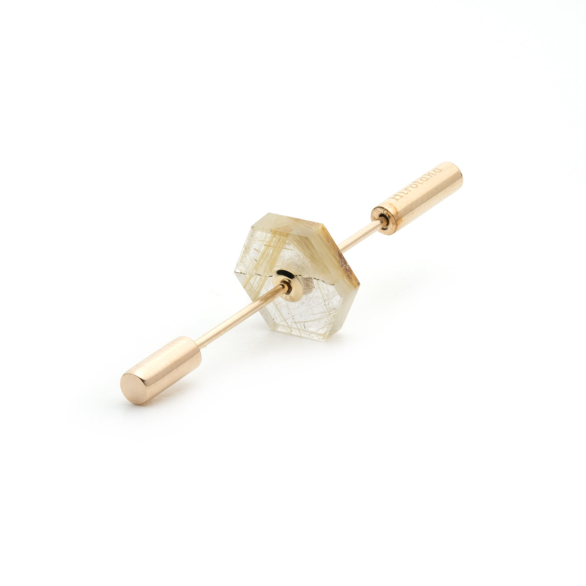 Short SPEAR Earring, Rutile