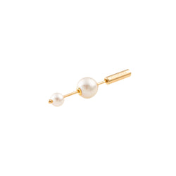 Pearl Buttons w. Stones - Gold - Multiple Sizes, Point Store